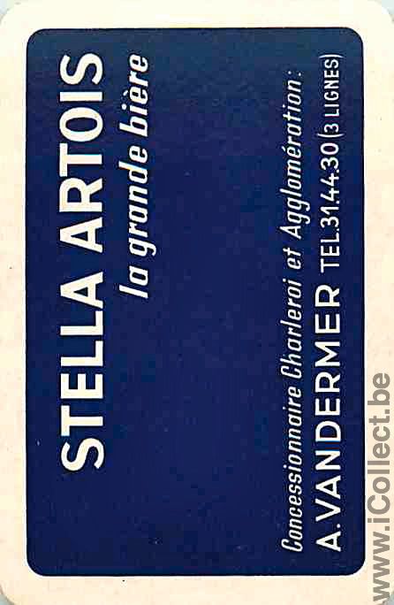 Single Swap Playing Cards Beer Stella Artois (PS12-40F)