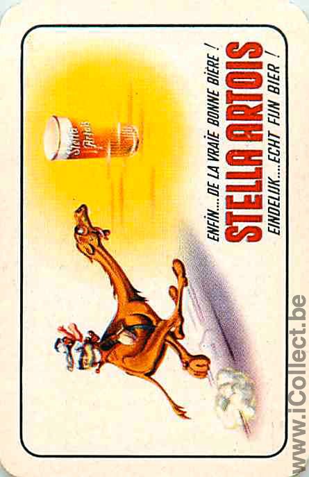 Single Swap Playing Cards Beer Stella Artois Camel (PS03-39A) - Click Image to Close
