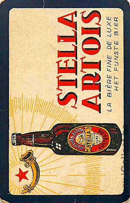 Single Swap Playing Cards Beer Stella Artois (PS13-02G)