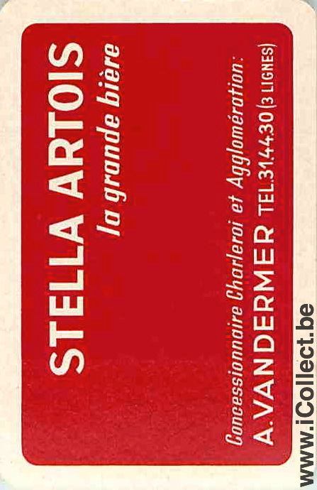 Single Swap Playing Cards Beer Stella Artois (PS13-59G)