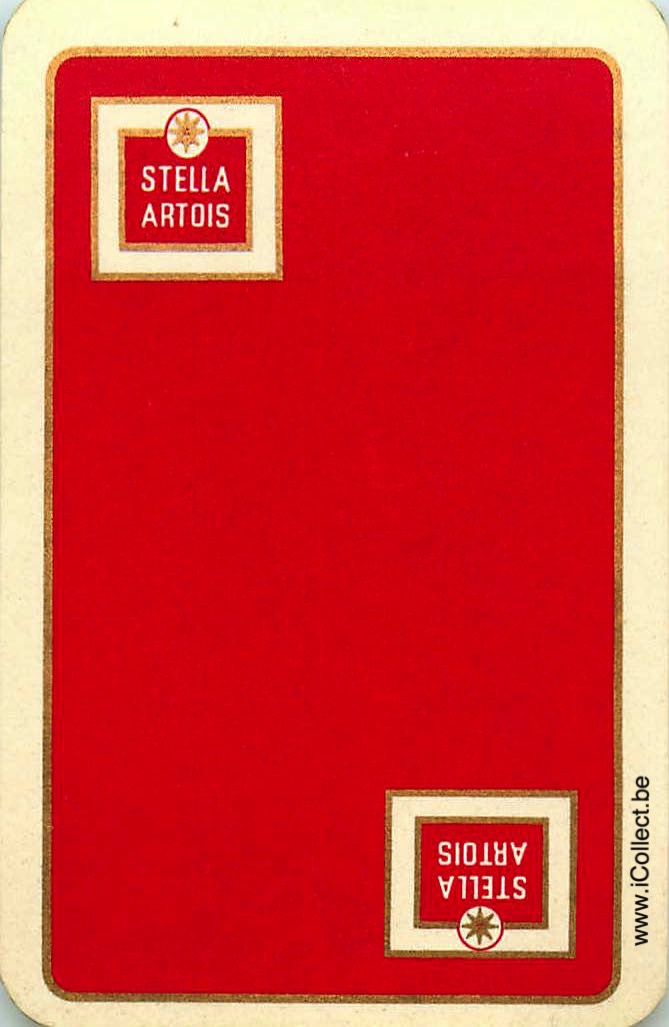Single Swap Playing Cards Beer Stella Artois (PS06-21F)