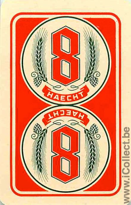 Single Swap Playing Cards Beer Haecht 8 (PS03-43G)