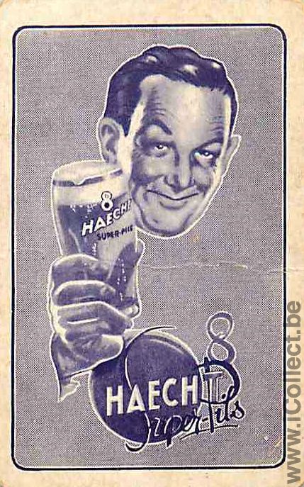 Single Swap Playing Cards Beer Haecht 8 (PS03-44B)