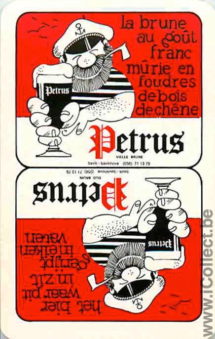 Single Swap Playing Cards Beer Petrus (PS03-49D)