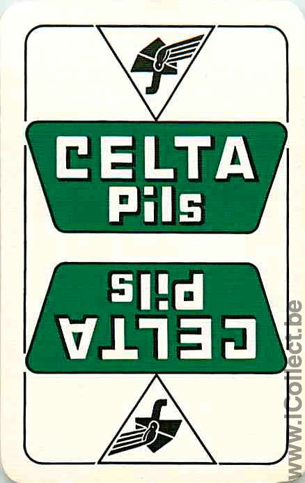Single Swap Playing Cards Beer Celta Pils (PS03-49G) - Click Image to Close