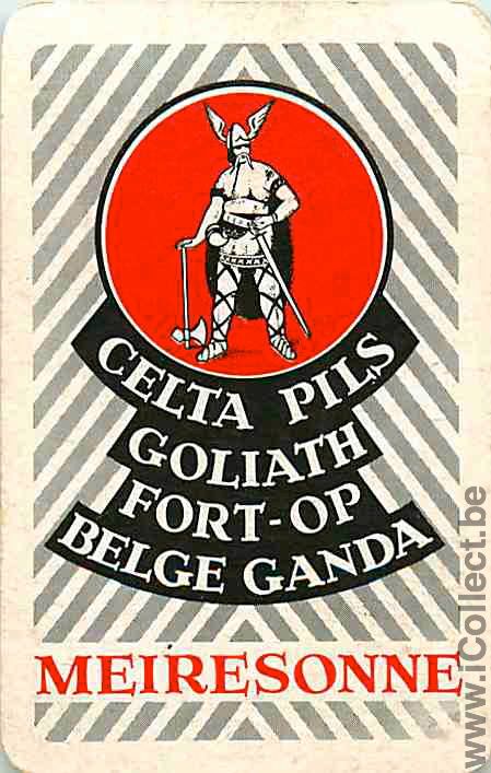Single Swap Playing Cards Beer Celta Pils (PS03-50C) - Click Image to Close