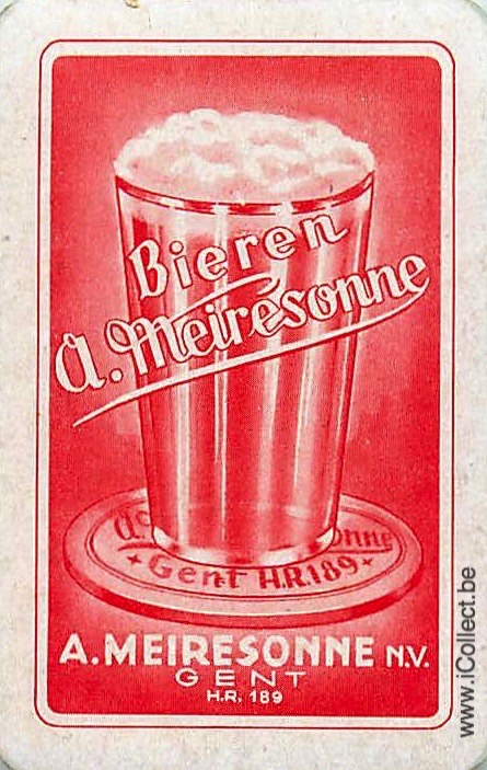 Single Swap Playing Cards Beer Meiresonne (PS16-40E)