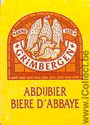 Single Swap Playing Cards Beer Grimbergen ***Mini*** (PS04-28A) - Click Image to Close