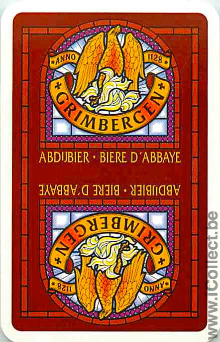 Single Swap Playing Cards Beer Grimbergen (PS04-28D)