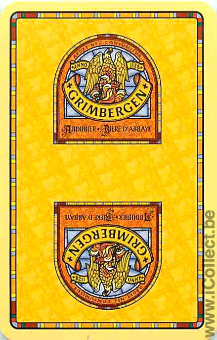 Single Swap Playing Cards Beer Grimbergen (PS04-28E)