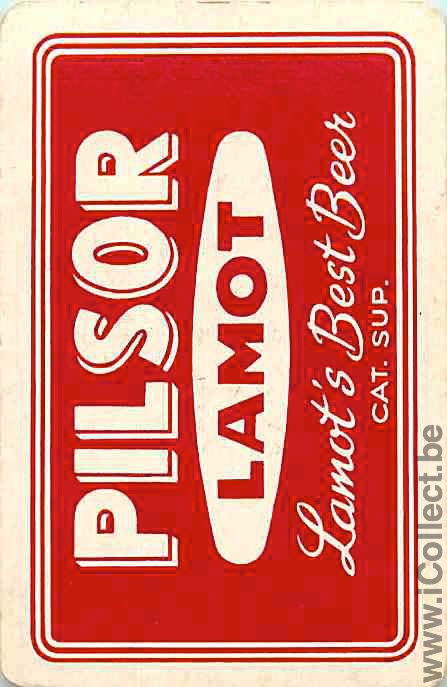 Single Swap Playing Cards Beer Lamot Pilsor (PS04-29C)