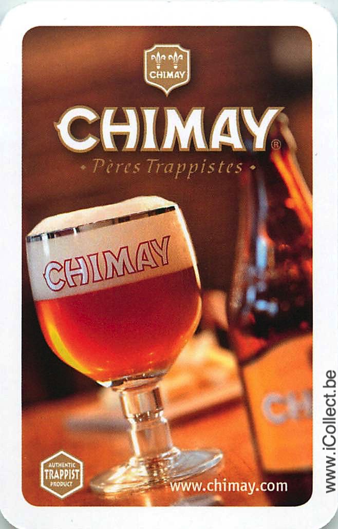 Single Swap Playing Cards Beer Chimay (PS15-25B) - Click Image to Close