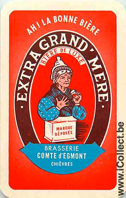 Single Swap Playing Cards Beer Comte Egmont Chivres (PS09-15D) - Click Image to Close