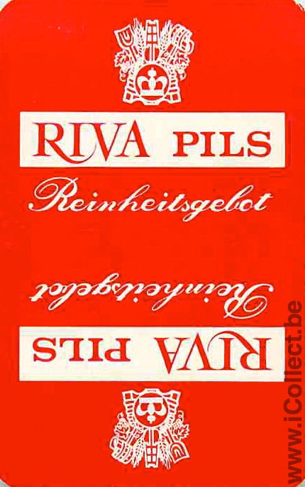 Single Swap Playing Cards Beer Riva Pils (PS04-32G)