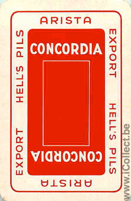 Single Swap Playing Cards Beer Concordia Arista (PS07-52I) - Click Image to Close