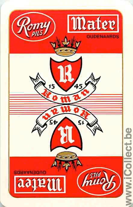 Single Swap Playing Cards Beer Roman Romy Pils (PS04-34B)