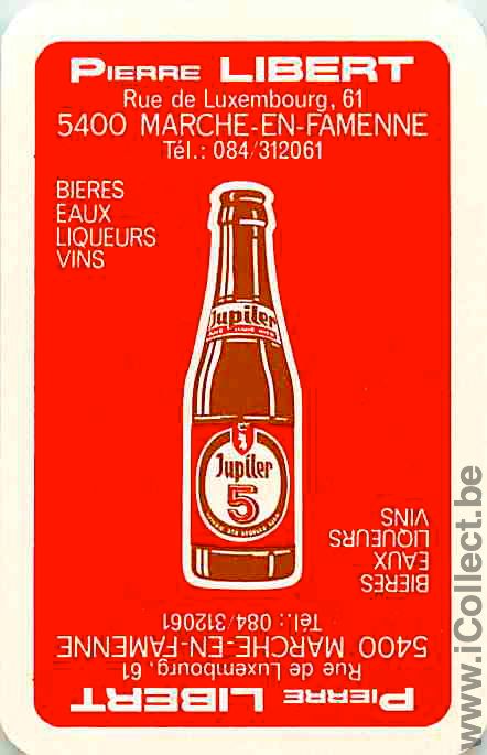 Single Swap Playing Cards Beer Jupiler 5 (PS04-34I) - Click Image to Close