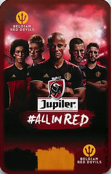 Single Swap Playing Cards Beer Jupiler Football (PS05-33B) - Click Image to Close