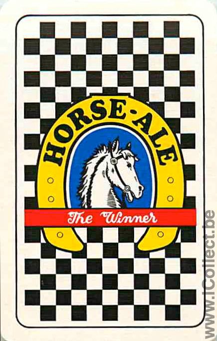Single Swap Playing Cards Beer Horse-Ale (PS04-35F)