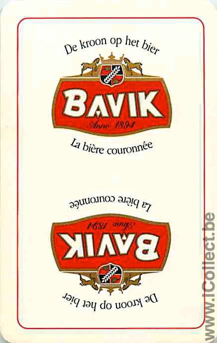 Single Swap Playing Cards Beer Bavik (PS04-36H) - Click Image to Close