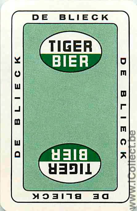Single Swap Playing Cards Beer Tiger De Blieck (PS04-36I)