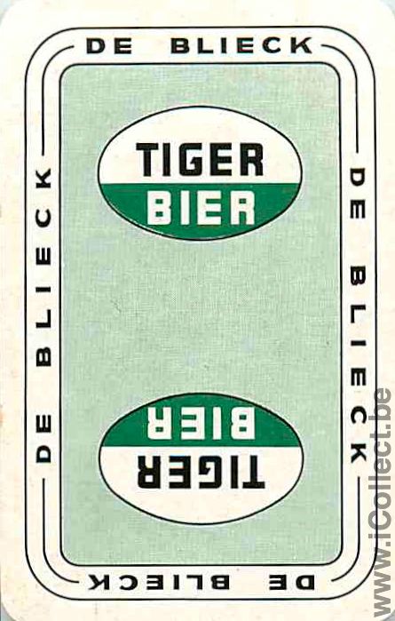 Single Swap Playing Cards Beer Tiger De Blieck (PS04-06A)