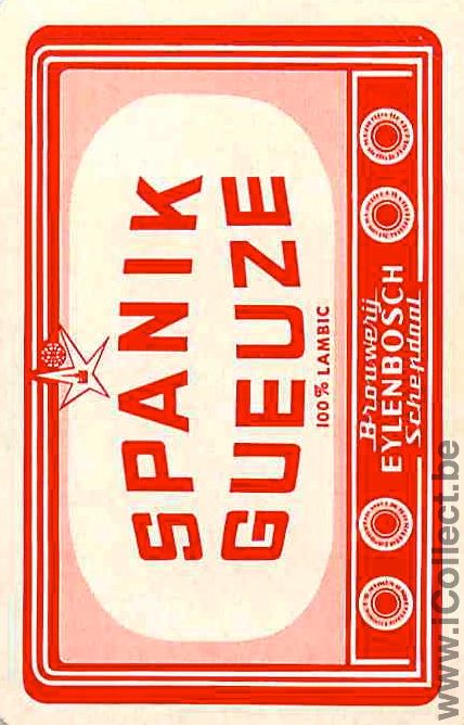 Single Swap Playing Cards Beer Spanik Gueuze (PS04-39C) - Click Image to Close