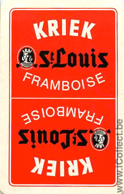 Single Swap Playing Cards Beer St Louis Kriek (PS04-40H) - Click Image to Close