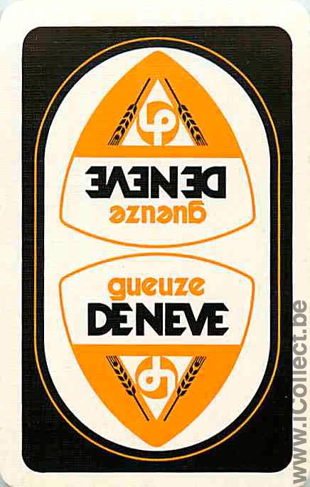 Single Swap Playing Cards Beer De Neve Gueuze (PS04-42F) - Click Image to Close