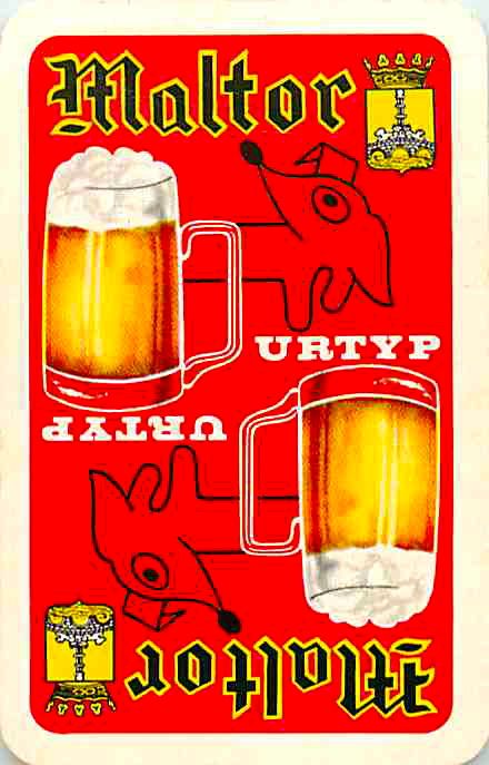 Single Swap Playing Cards Beer Maltor Urtyp (PS03-01G) - Click Image to Close