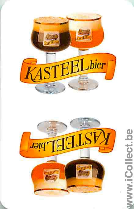 Single Swap Playing Cards Beer Kasteel (PS04-43E)