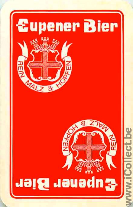 Single Swap Playing Cards Beer Eupener (PS04-44B) - Click Image to Close