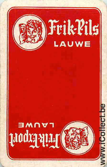 Single Swap Playing Cards Beer Frik-Pils Lauwe (PS11-26C) - Click Image to Close