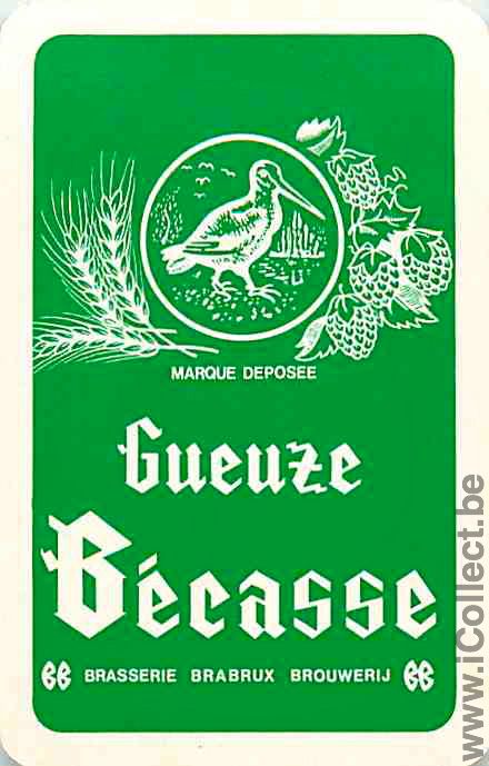 Single Swap Playing Cards Beer Gueuze Becasse (PS06-05D)