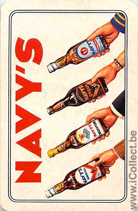 Single Swap Playing Cards Beer Navy's (PS03-08G) - Click Image to Close