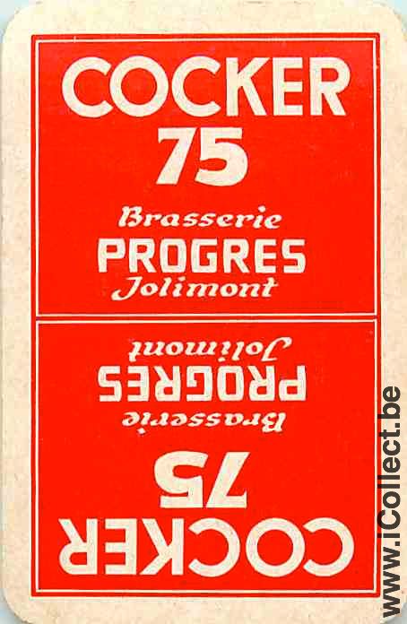 Single Playing Cards Beer Cocker 75 (PS11-57C)