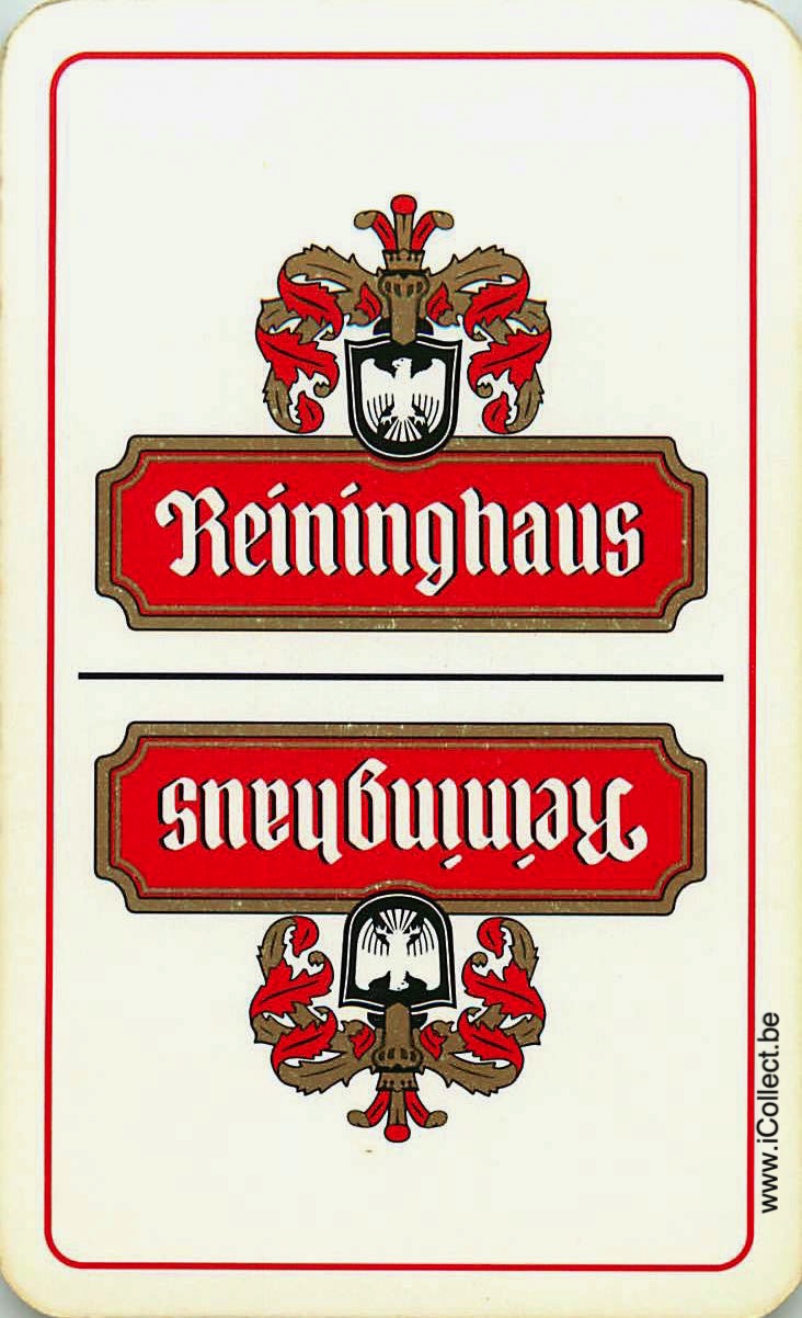 Single Swap Playing Cards Beer Reninghaus (PS11-44E)