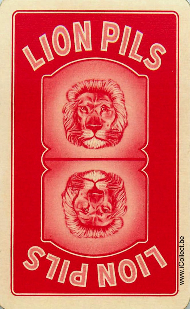 Single Swap Playing Cards Beer Lion Pils (PS13-08F) - Click Image to Close