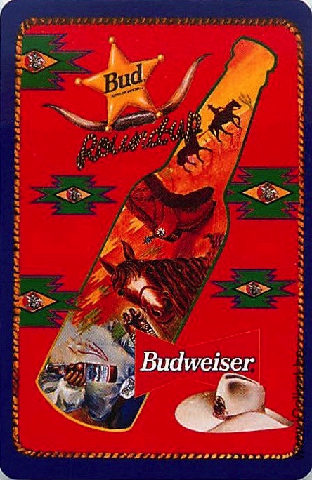 Single Swap Playing Cards Beer Budweiser (PS19-14E)
