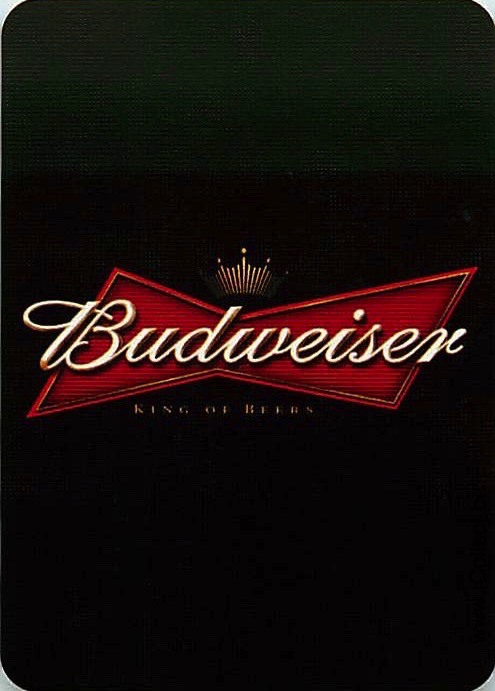 Single Swap Playing Cards Beer Budweiser (PS19-16D)