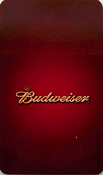 Single Swap Playing Cards Beer Budweiser (PS19-16G)
