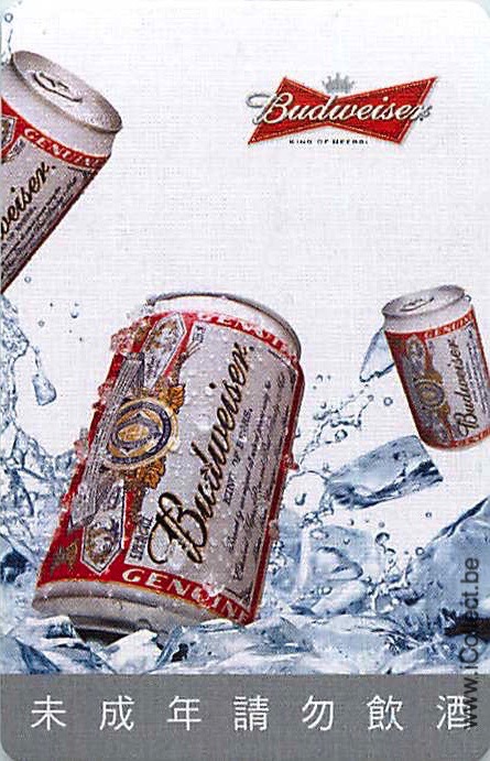 Single Swap Playing Cards Beer Budweiser (PS19-18A)