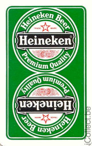 Single Swap Playing Cards Beer Heineken (PS01-55D) - Click Image to Close