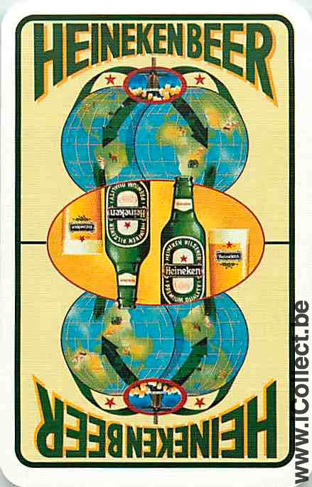 Single Swap Playing Cards Beer Heineken (PS02-22B)