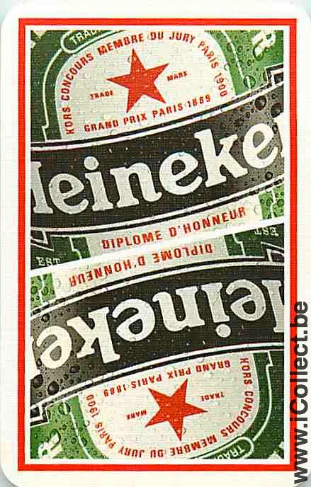 Single Swap Playing Cards Beer Heineken (PS14-03B)