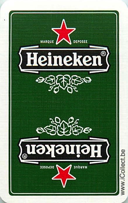 Single Swap Playing Cards Beer Heineken (PS19-20B) - Click Image to Close