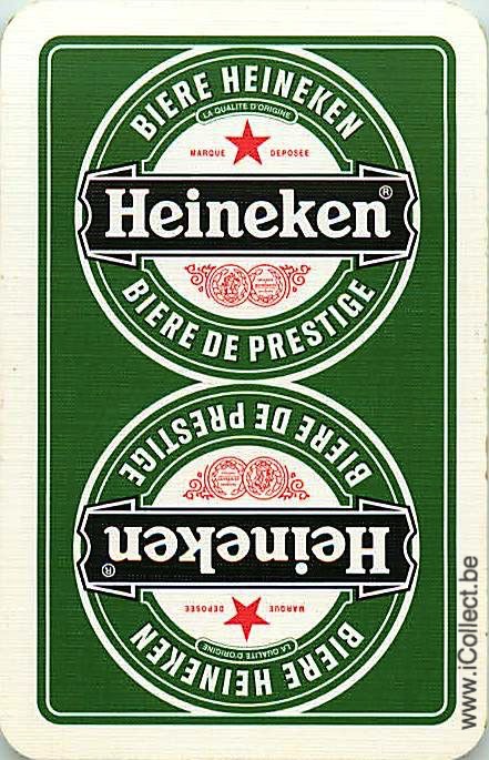 Single Swap Playing Cards Beer Heineken (PS01-16D)