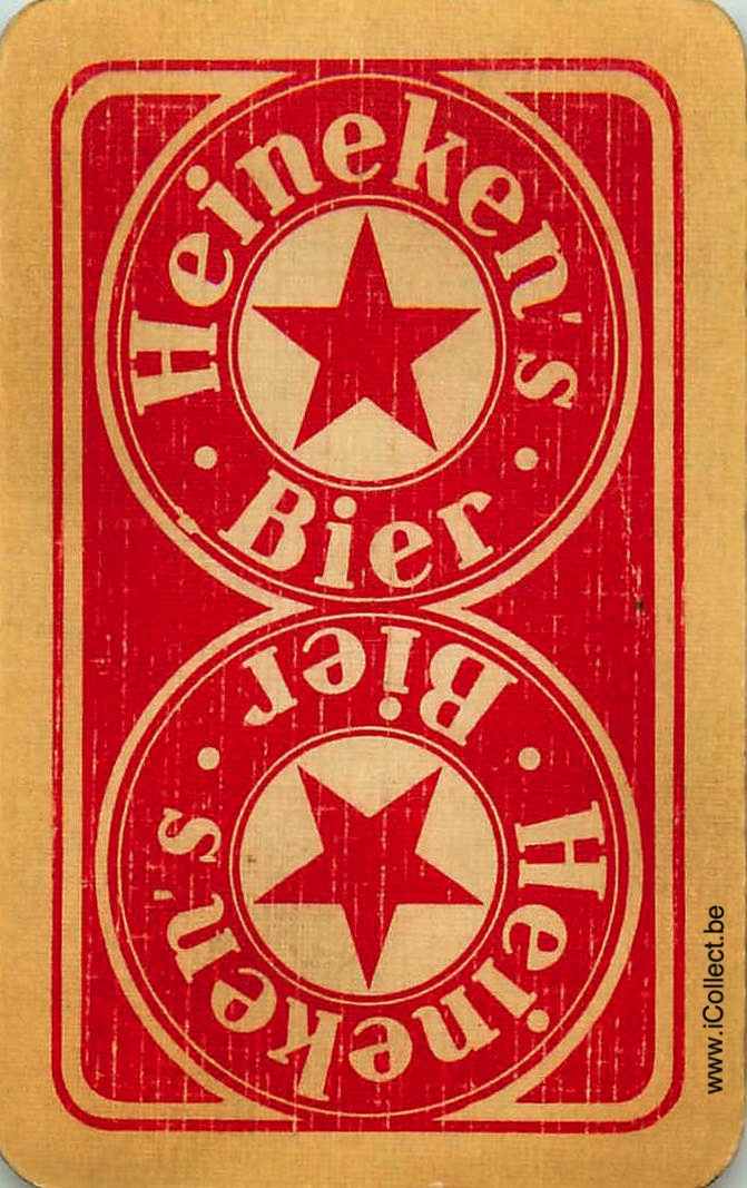 Single Swap Playing Cards Beer Heineken (PS04-09A) - Click Image to Close