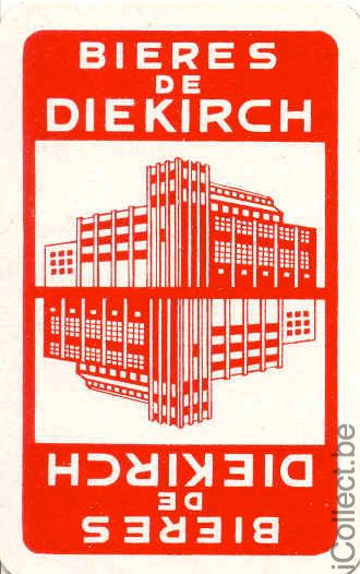 Single Swap Playing Cards Beer Diekirch Luxembourg (PS01-57B) - Click Image to Close