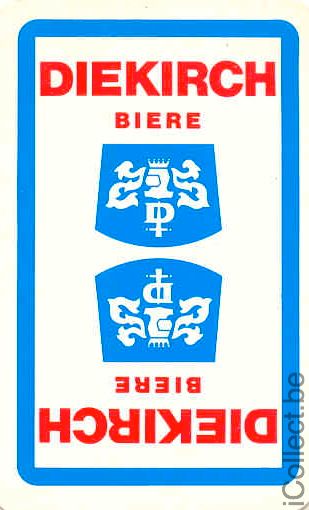 Single Swap Playing Cards Beer Diekirch Luxembourg (PS18-56G)